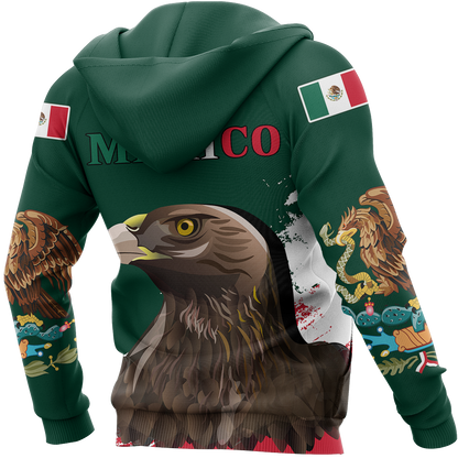 Mexico - Golden Eagle Special Hoodie A7 - Amaze Style™-Apparel