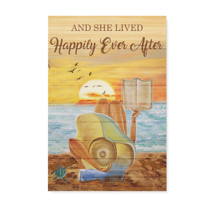 Beach Canvas And She Lived