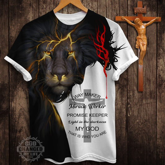 Jesus Lion 3D All Over Printed Unisex Hoodie