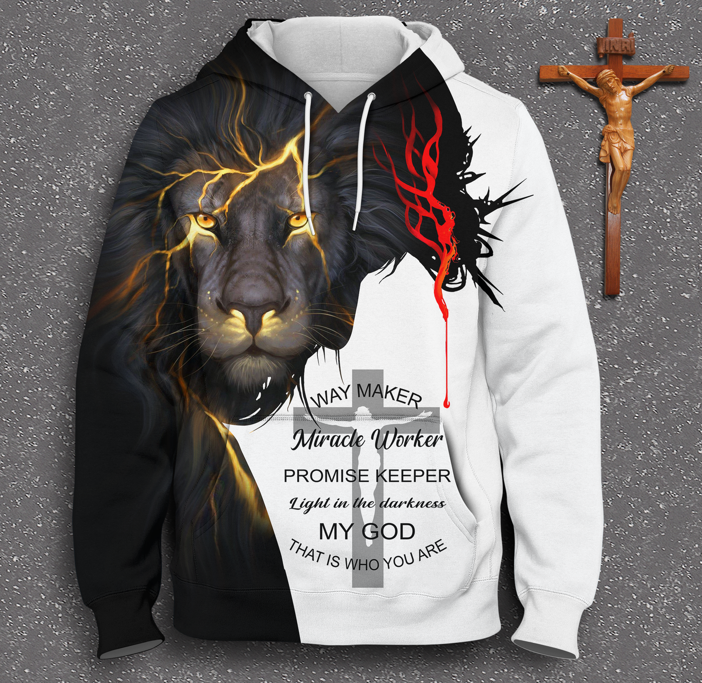 Jesus Lion 3D All Over Printed Unisex Hoodie