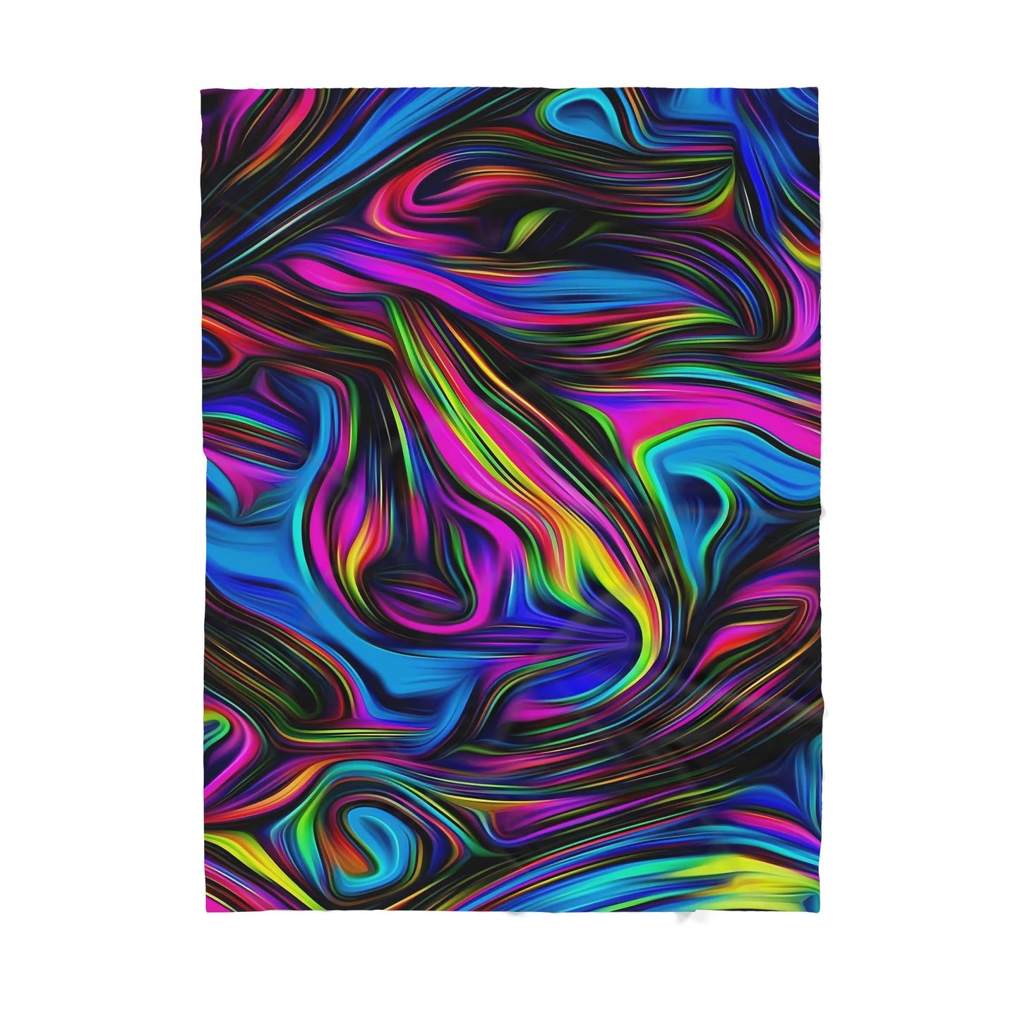 Hippie Colorful Sherpa Blanket