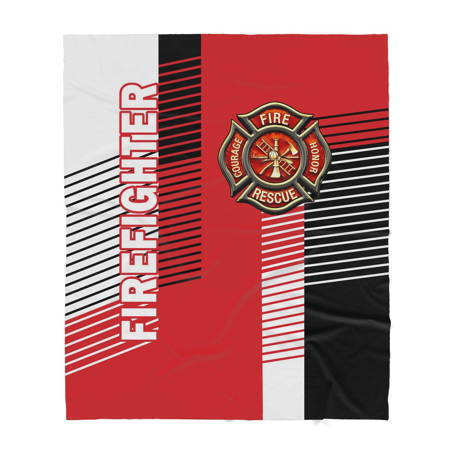 Custom Blanket Firefighter Sherpa Blanket TQH