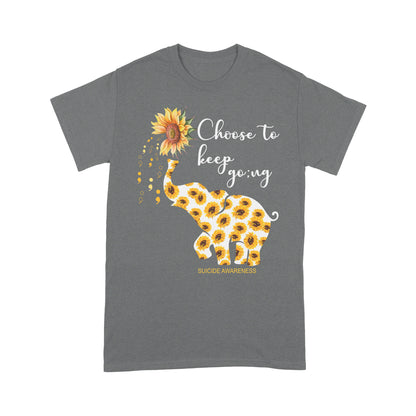 Choose To Keep Going Suicide Awareness T-shirt Special Gift