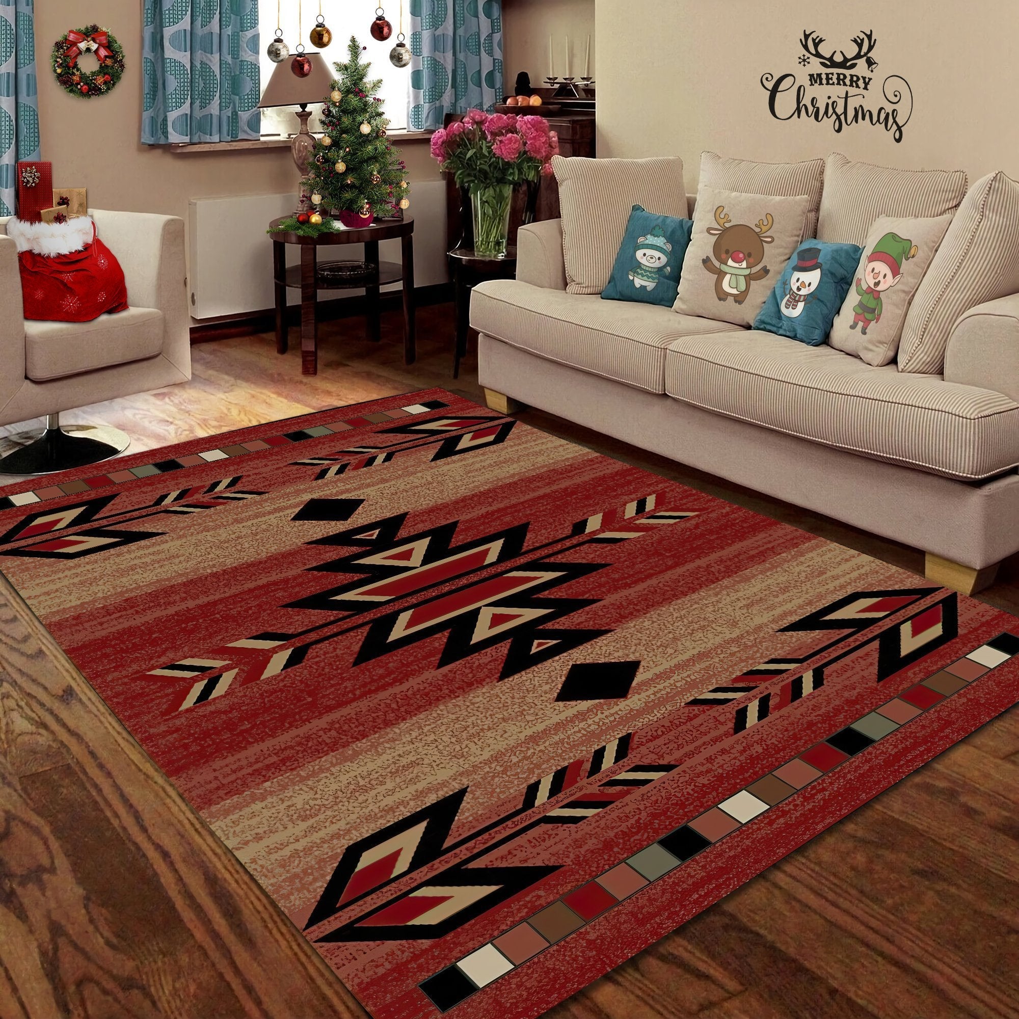 Native American Pattern Rug MEI – Tmarctee