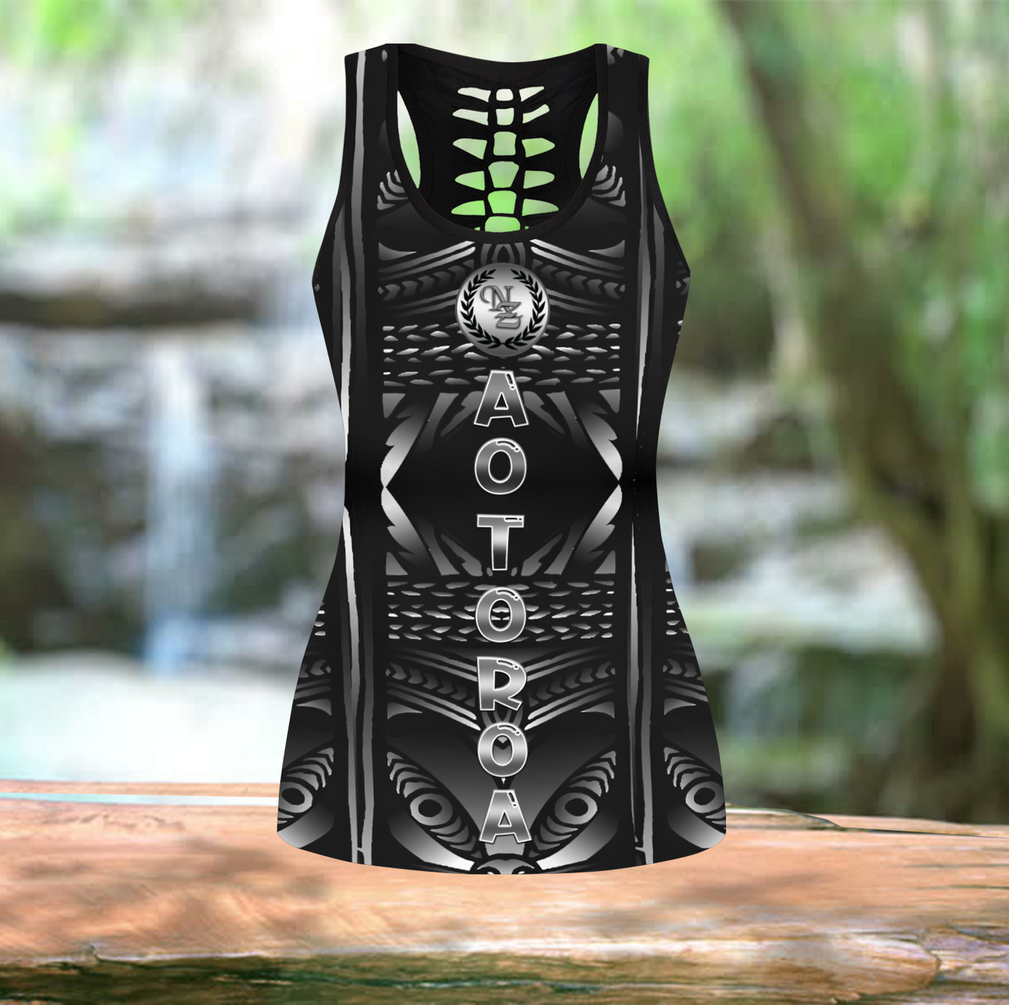 Te matatini new zealand tank top & leggings outfit for women HHT21072005