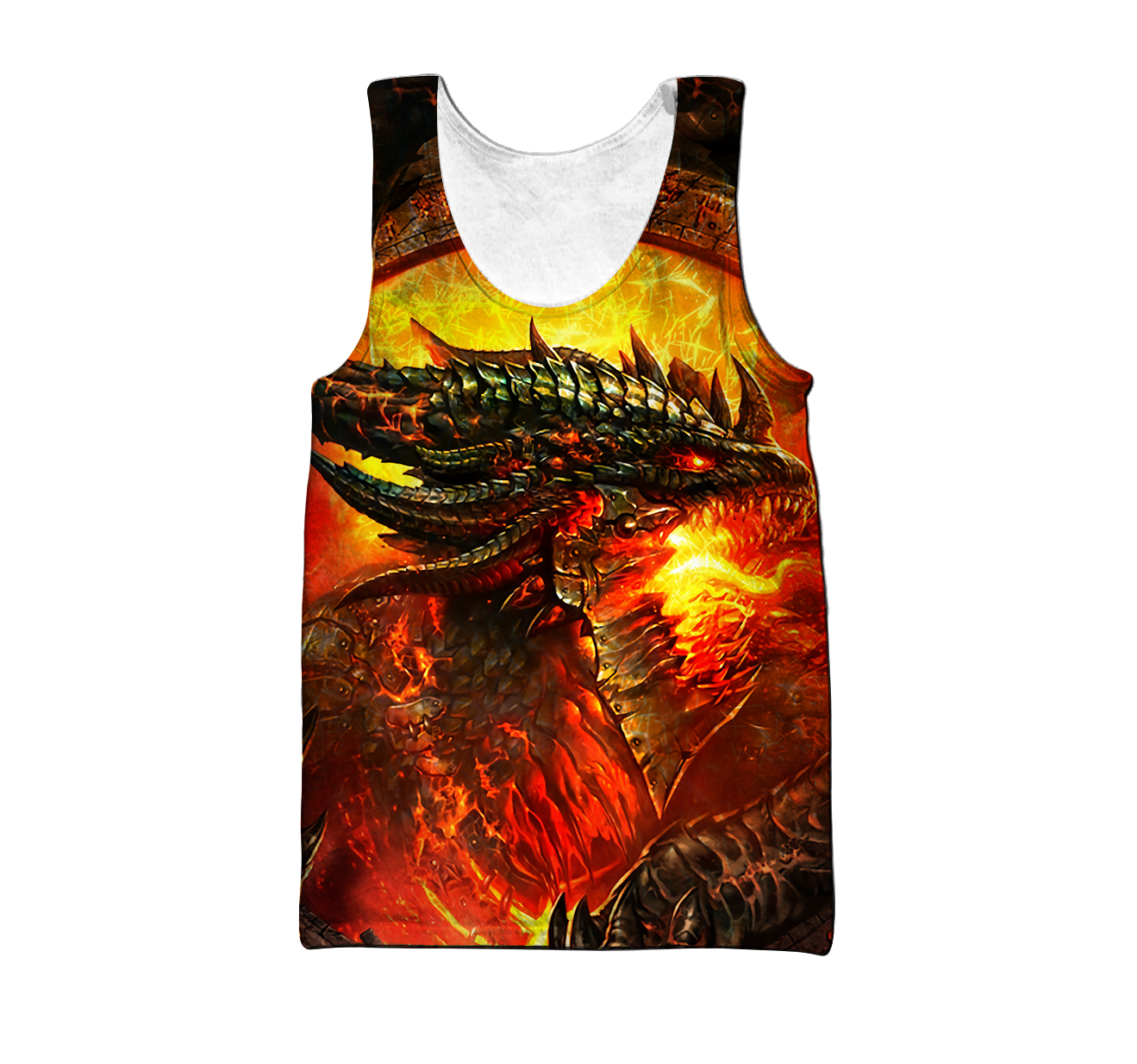 Premium All Over Printed Red Fire Dragon Shirts MEI