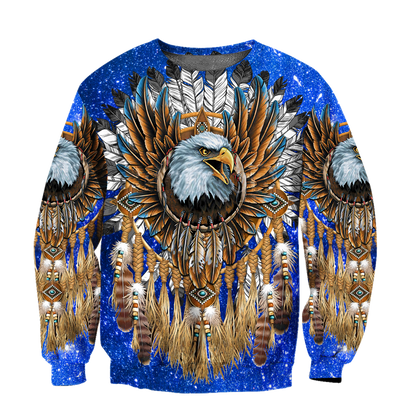 Eagle Dreamcatcher Native American Hoodie 3D All Over Printed Shirts DA15092020-LAM