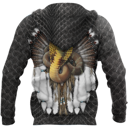 Snake 3D All Over Printed Unisex Shirt