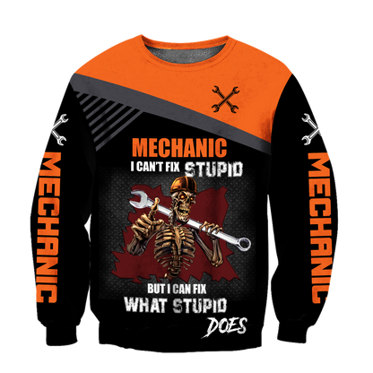 I Can Fix What Stupid Does All Over Printed Mechanic Hoodie For Men and Women TN