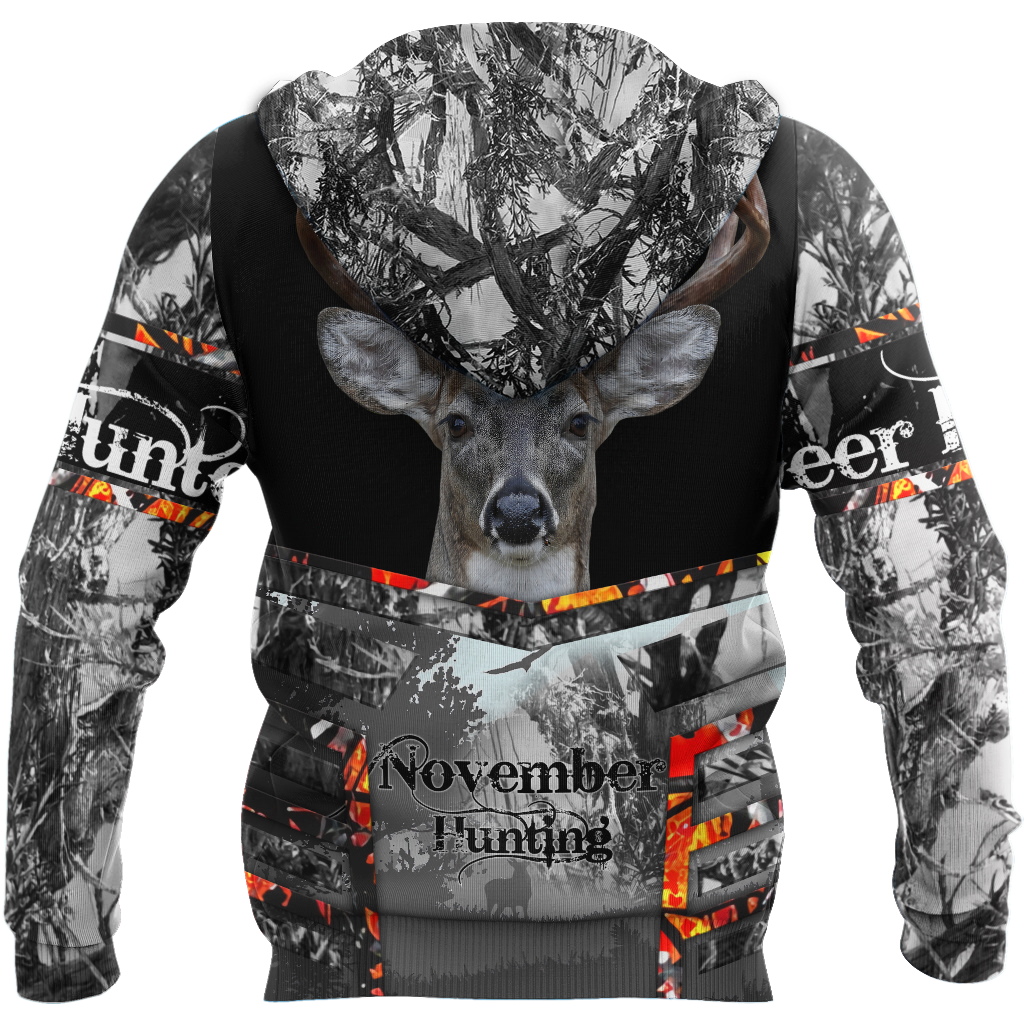 Premium November Deer Hunting 3D All Over Printed Shirts