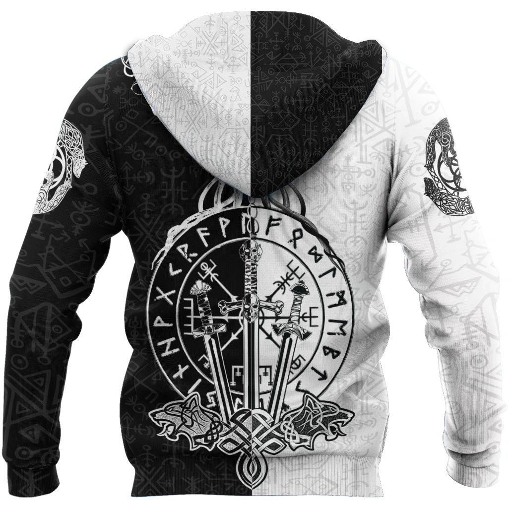Love Viking Warriors tattoos 3D all over printed for man and women HHT01072002