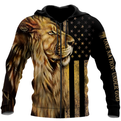 One Nation Under God 3D All Over Printed Unisex Shirts
