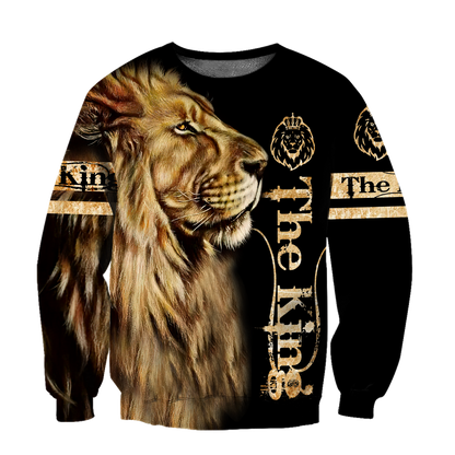 King Lion Over Printed Hoodie TP