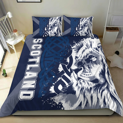Premium 3D Printed Celtic Lion Scotland Bedding Set MEI