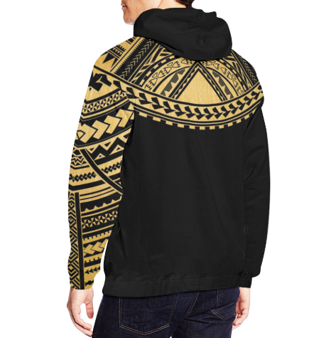 Maori Hoodie Polynesian Ethnic Style A7 - Amaze Style™-Apparel