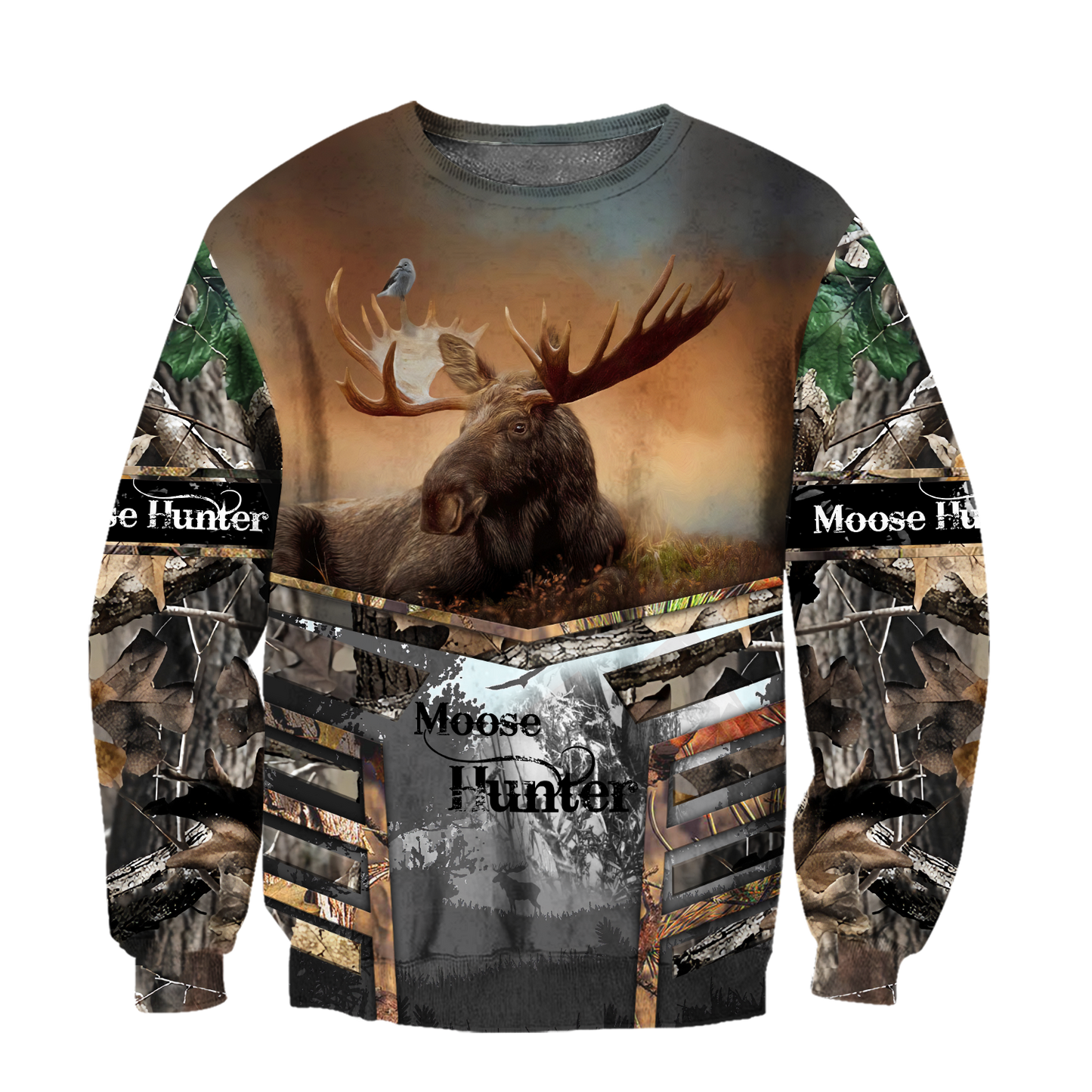 Premium Great Wood Moose Hunter All Over Printed Unisex Shirts