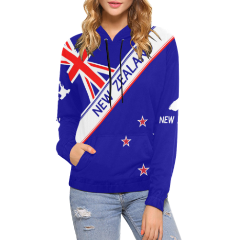 New Zealand New All Over Print Hoodie New Zealander Flag H5 - Amaze Style™-Apparel