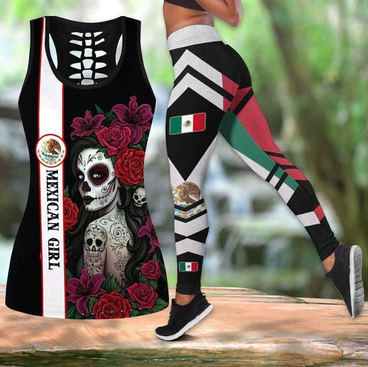 Mexico Girl Combo Tank Top + Legging TA062702