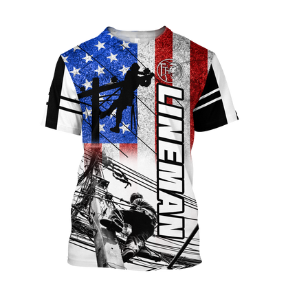 Premium All Over Printed Lineman Shirts MEI