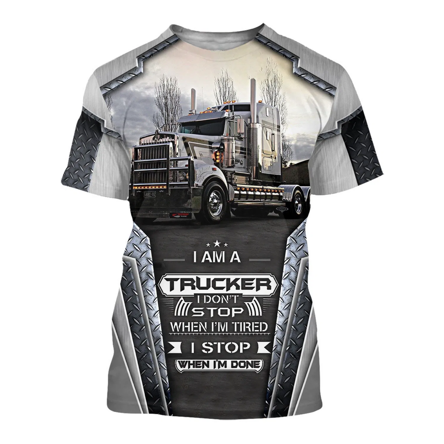 I am Trucker Hoodie T Shirt Sweatshirt for Men & Women NM-Apparel-NM-T-Shirt-S-Vibe Cosy™