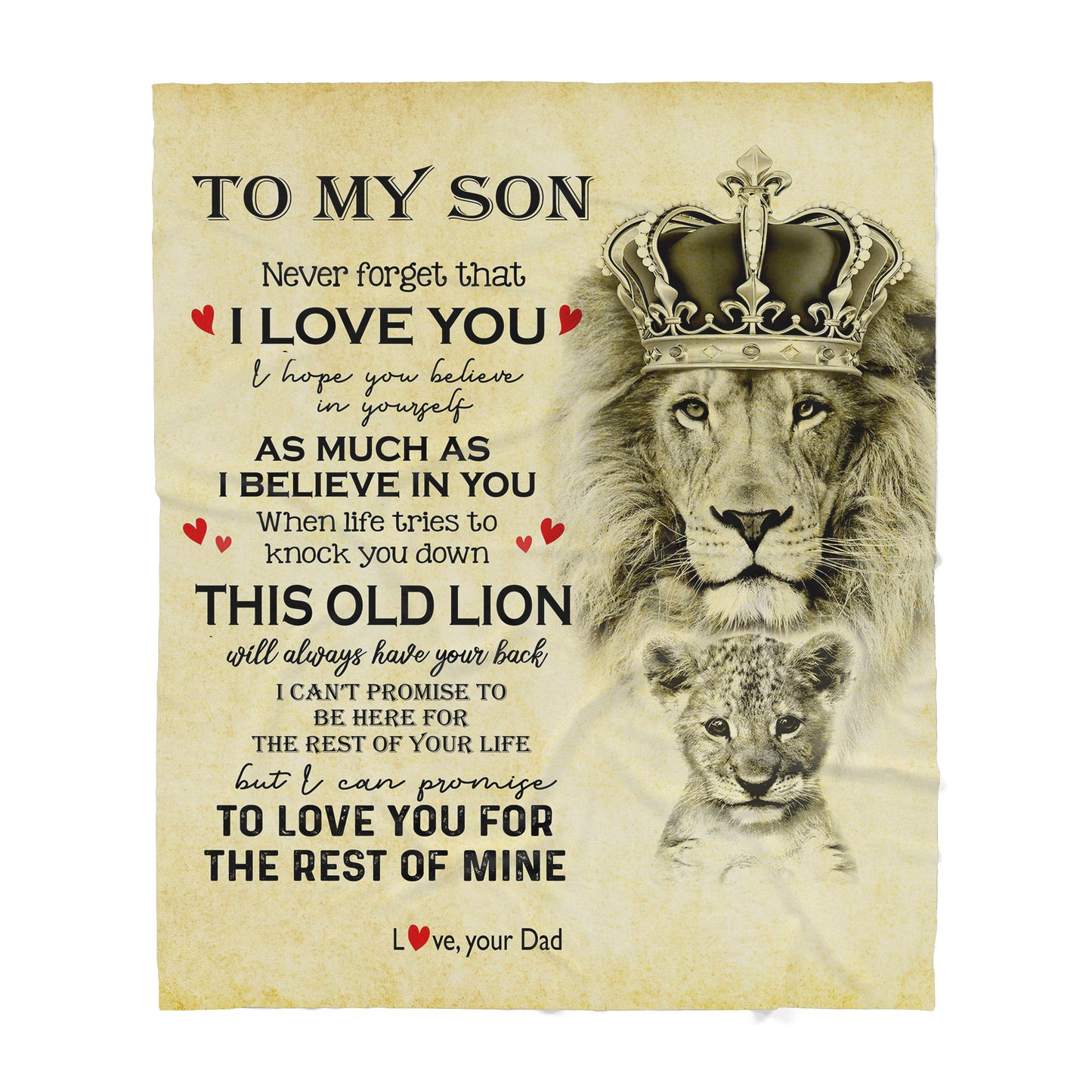 Custom Blanket To My Son- Gift For Dad - Sherpa Blanket TA