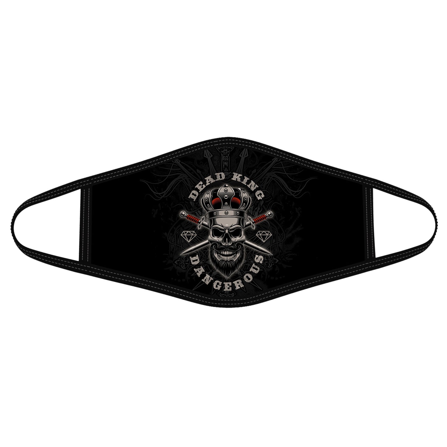 Premium Skull 3D All Over Printed Face Mask PL