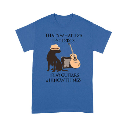 Pet Dogs Play Guitars Standard T-shirt TN
