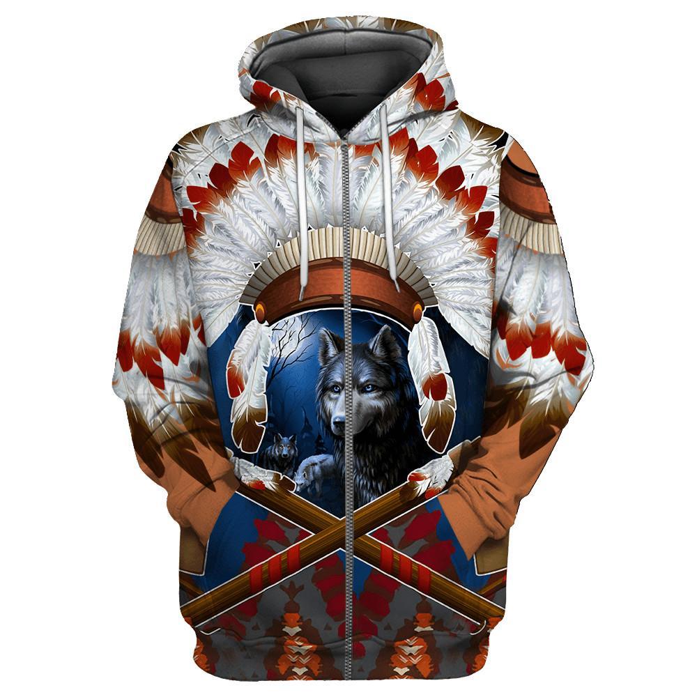Native American 3D All Over Printed Unisex Shirts