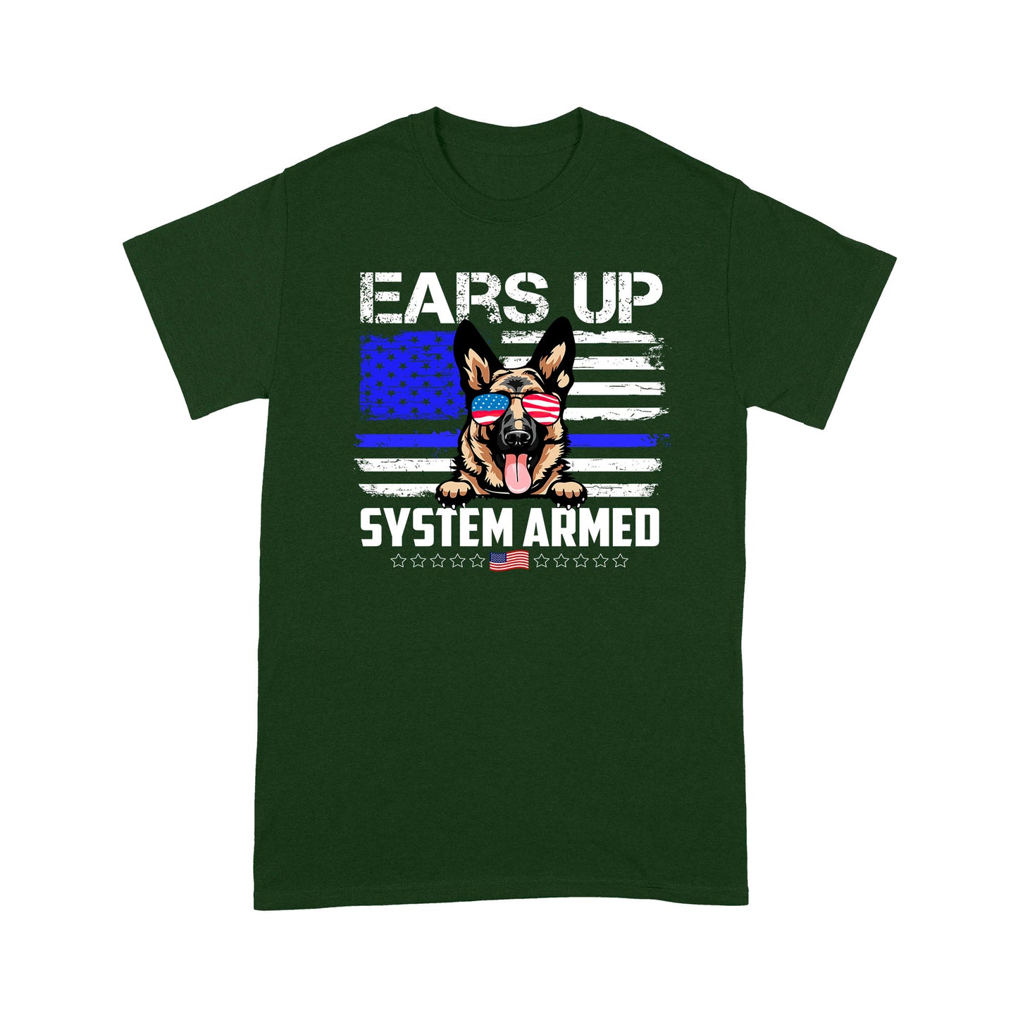 Ears Up System Armed K9 Dog Special Gift For Policeman