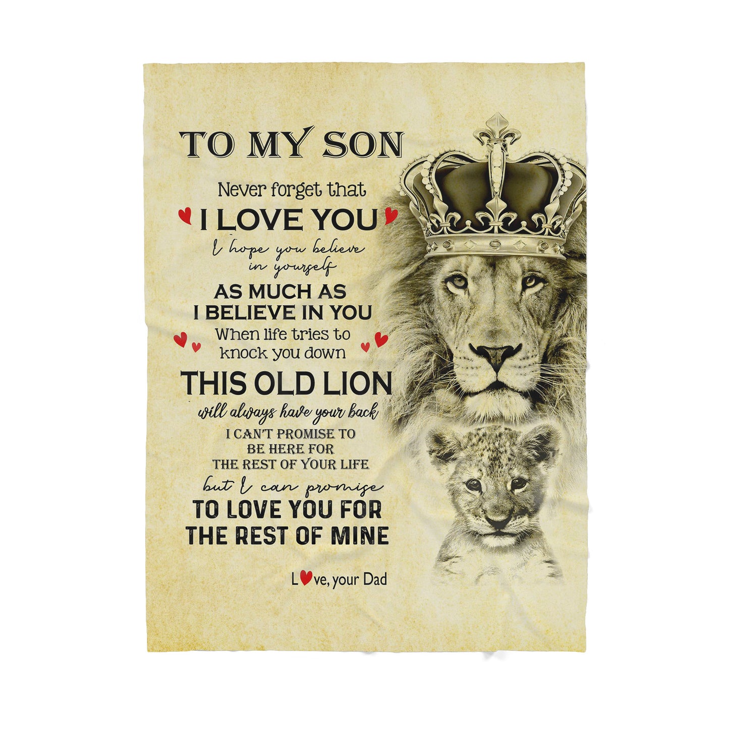 Custom Blanket To My Son- Gift For Dad - Sherpa Blanket TA