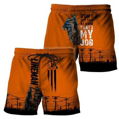 Premium Lineman All Over Printed Personalized Shirts MEI