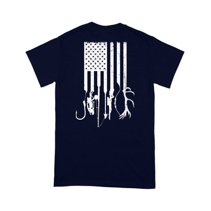Hook Gear American Flag fishing T-shirt HC