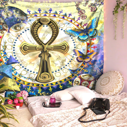 Egypt 3D All Over Printed Tapestry