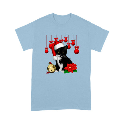 Black Cat Christmas T-shirt - Best Christmas Gift T-shirt DL