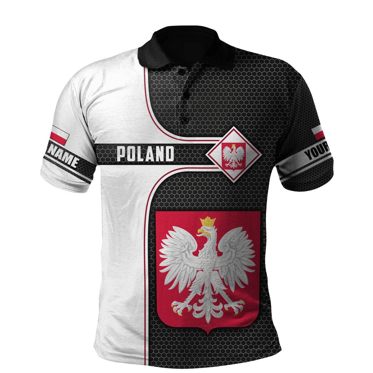 Personalized Polska 3D All Over Printed Unisex Hoodie