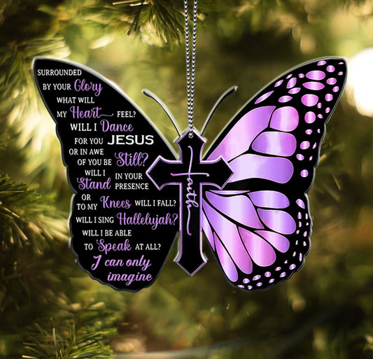 Jesus Faith Christmas Tree Hanging Ornament