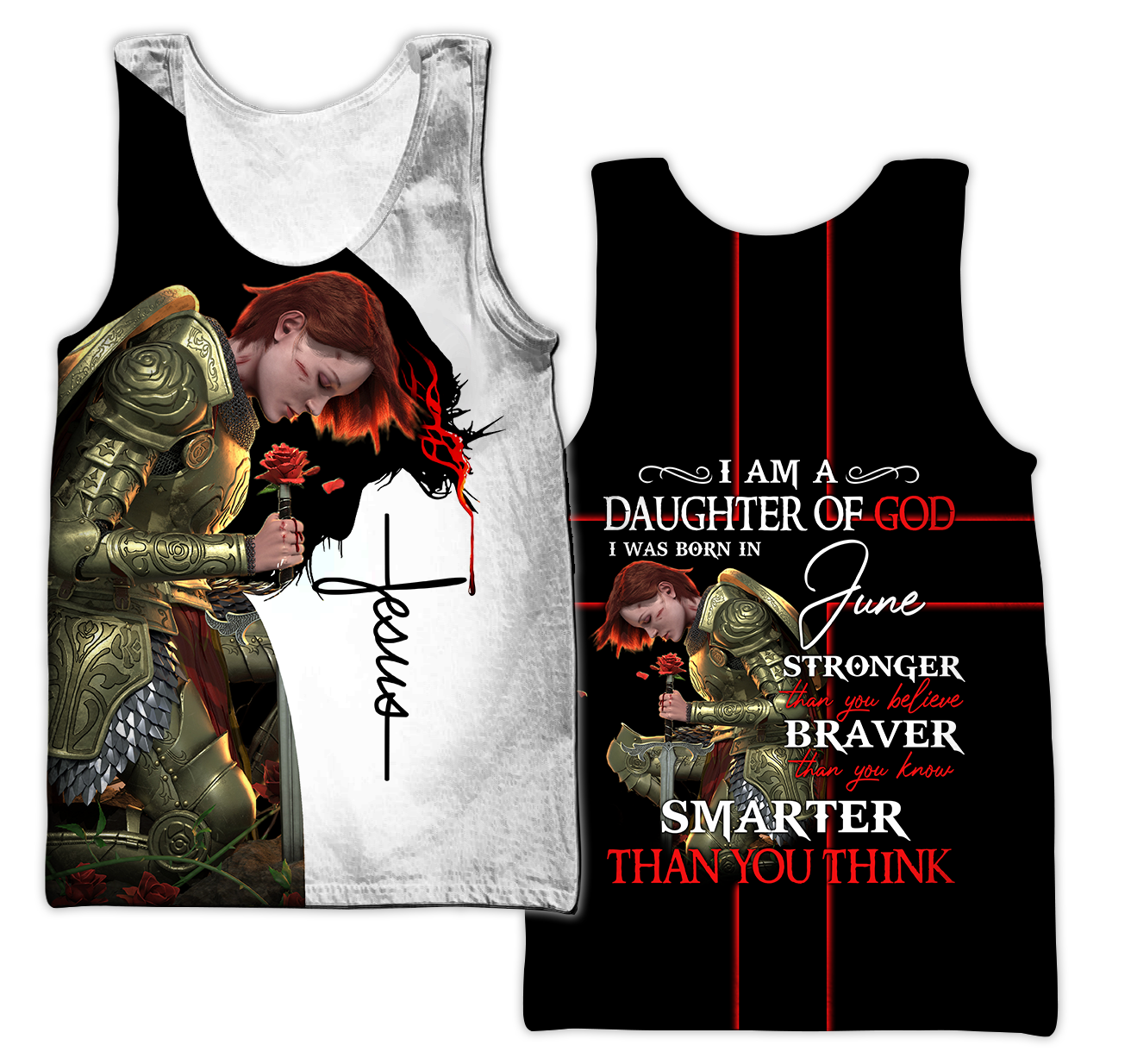 I Was Born In June- I Am A Daughter Of God 3D All Over Printed Shirts For Men and Women Pi250504