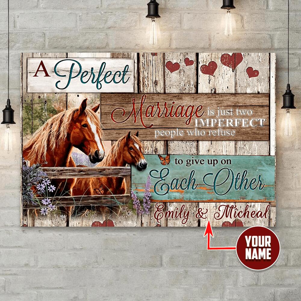 Personalized Horse Couple - Wedding Anniversery XT 20.16