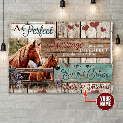 Personalized Horse Couple - Wedding Anniversery XT 20.16
