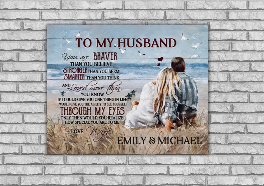 Personalized To my Husband - Couple - Wedding Anniversery XT 20.16