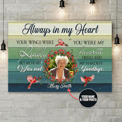 Personalized Always in my Heart - Dog Photo- XT-TNA