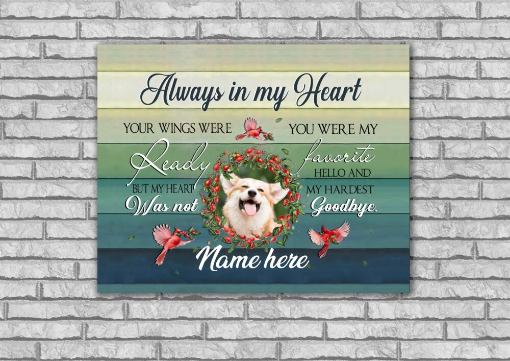 Personalized Photo upload-  Canvas - Awayls in my Heart - XT-TNA