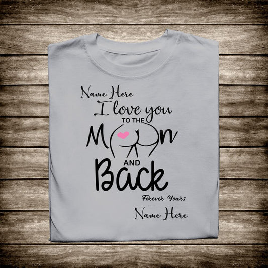 Personalized Name I Love You to the moon Valentine Gift For Him/ Gift For Her XT