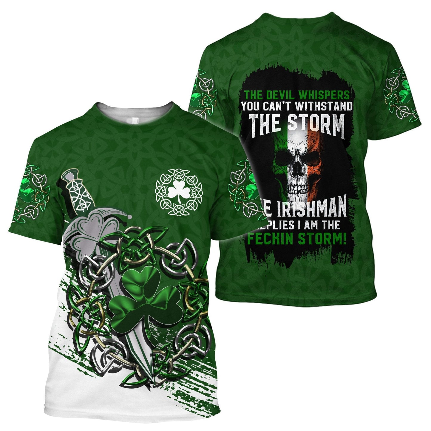 Irish Saint Patrick Day 3D All Over Printed Unisex Shirt