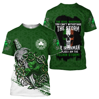 Irish Saint Patrick Day 3D All Over Printed Unisex Shirt