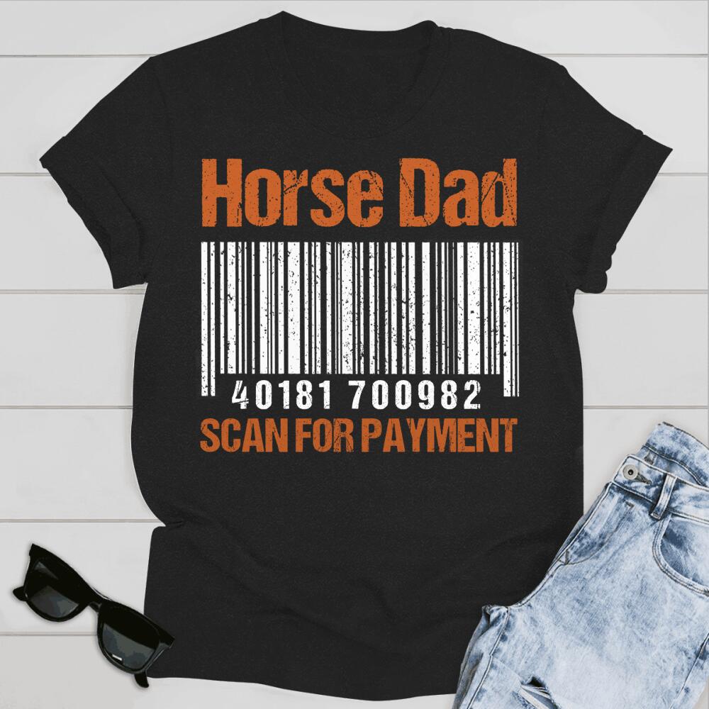 Personalized T-shirt Horse Dad - Amazing Gift For Father's Day