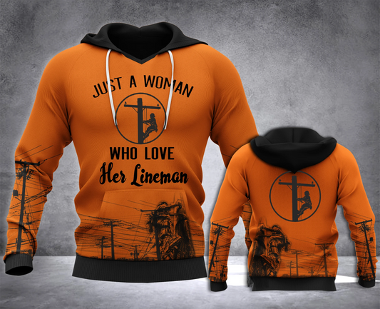 Premium 3D Printed Lineman Wife Shirts MEI