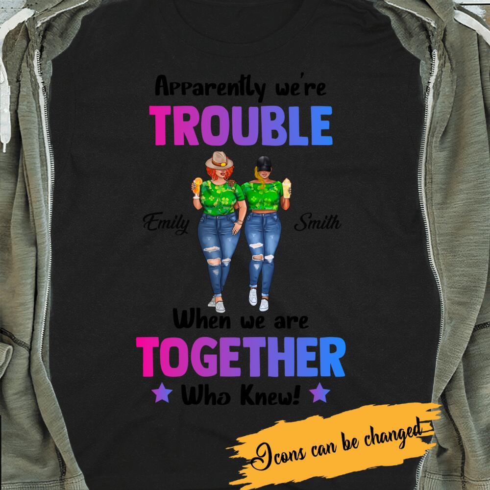 Personalized Irish Saint Patrick Day Curvy Girl T-shirt XT
