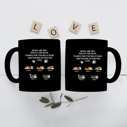 Personalized Mug Best Dog Dad Ever Thanks For Picking Up Our Poo Father's Day