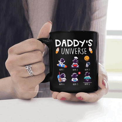 Daddy's Universe Personalized Gift Amazing Mug Astronaut For Father Papa